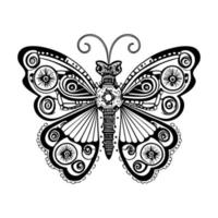 Kawaii Butterfly logo brings a touch of whimsy with its cute and colorful design, featuring a smiling butterfly with charmingly oversized wings vector