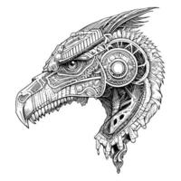 steampunk animal creature is a mechanical marvel of the imagination, combining the grace of nature with the power of steam-driven machinery vector