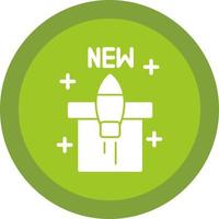 New Product Launch Vector Icon Design