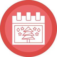 Christmas Tree Vector Icon Design