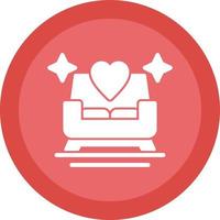 Wedding Chair Vector Icon Design