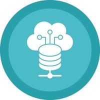 Cloud Storage Vector Icon Design