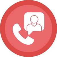 Cold Calling Vector Icon Design