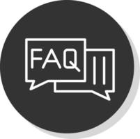 Faq Vector Icon Design