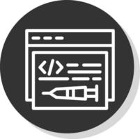 Code Injection Vector Icon Design