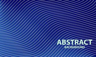 Abstract smooth wavy 3d mesh or squares on dark blue background. Geometric dynamic waves. vector