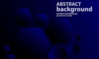 Abstract dark blue background with hexagon shape and memphis ornament for banner, wallpaper, sales banner, poster, abstract blue navy motion backgrounds white space for text vector