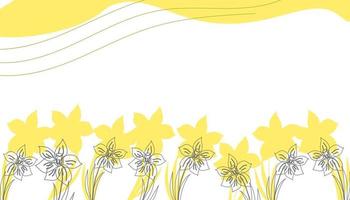 Spring bright abstract background for the banner vector