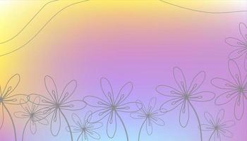 Spring bright abstract background for the banner vector