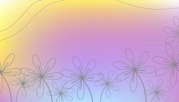 Spring bright abstract background for the banner vector