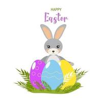 Easter banner. Modern Easter design with text. vector