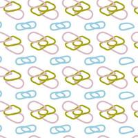 Pattern of abstract geometric shapes spring colors. Vector flat illustration. Seamless pattern. Packaging design. Abstract ovals
