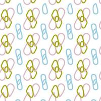 Pattern of abstract geometric shapes spring colors. Vector flat illustration. Seamless pattern. Packaging design. Abstract ovals.
