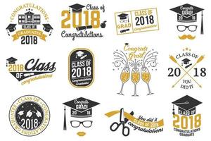 Vector Class of 2018 badge.