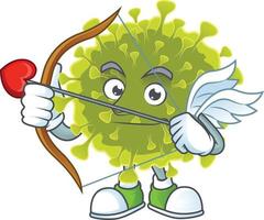 A cartoon character of global coronavirus outbreak vector