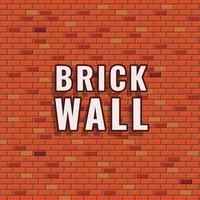 Brick Wall design vector suitable for background