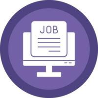 Job Vacancy Vector Icon Design