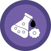 diseño de icono de vector de reacción química