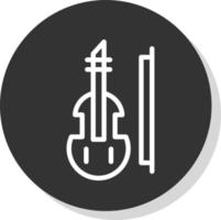 Violin Vector Icon Design