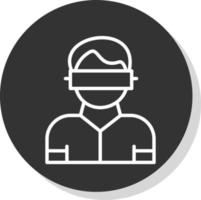 Virtual Reality Vector Icon Design