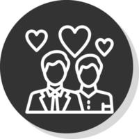 Relationship Vector Icon Design