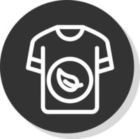 Eco Shirt Vector Icon Design