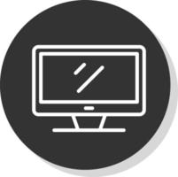 Monitor Vector Icon Design