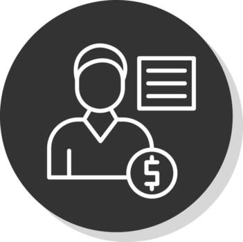 Employee Costs Vector Icon Design