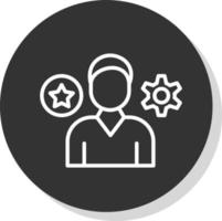 Employee Skills Vector Icon Design