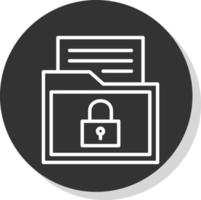 Encrypted Data Vector Icon Design