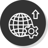 Global Progress Vector Icon Design