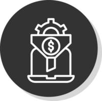 Conversion Rate Optimizer Vector Icon Design