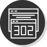 302 Redirect Vector Icon Design