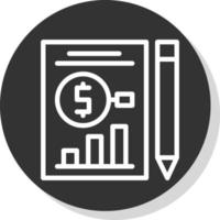 diseño de icono de vector de contabilidad