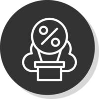 Balloon Loan Vector Icon Design