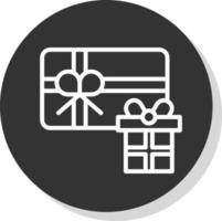 diseño de icono de vector de tarjeta de regalo