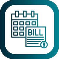 Bill Vector Icon Design