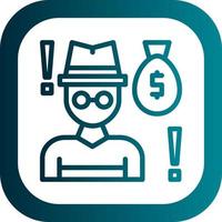 Robbery Vector Icon Design