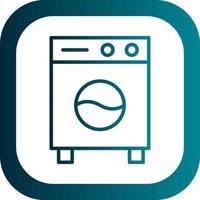 Washing Machine Vector Icon Design