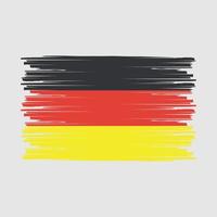 Germany Flag Brush vector