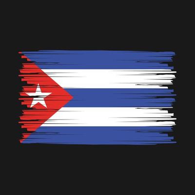 Cuba Flag Brush