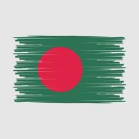 Bangladesh Flag Brush vector