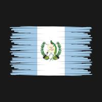 cepillo de bandera de guatemala vector