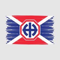Soviet Flag Brush vector
