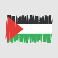 Palestine Flag Vector Illustration