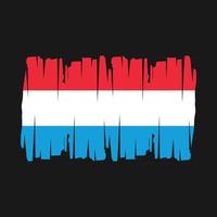 Luxembourg Flag Vector Illustration