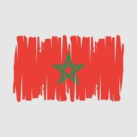 Morocco Flag Vector Illustration