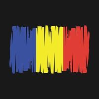 Romania Flag Vector Illustration