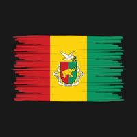 Guinea Flag Brush vector