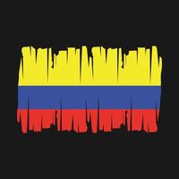 Colombia Flag Vector Illustration